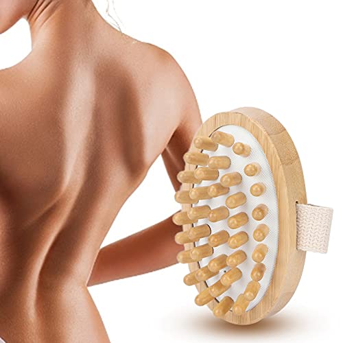 Droge borstel Borstel, Natuurlijk Hout Hout Massager Voet Cactus Huidborstel Lymfatische Drainage Massager Borstel Cellulitis Verwijdering Penselen, Zachte Massage Knotten Drain Lymfatische Massage in Bad 5