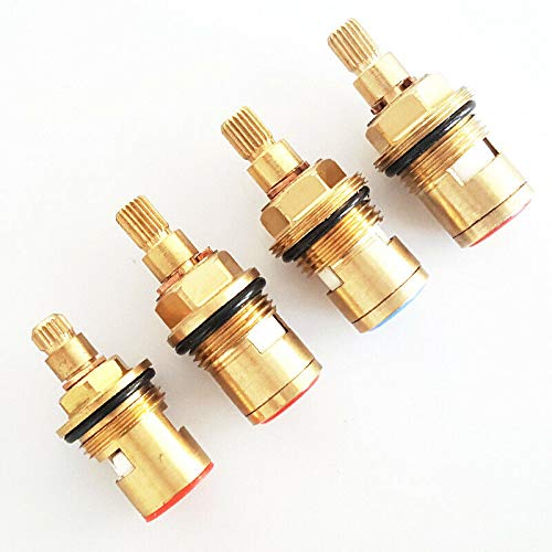 Keramische schijf Valve met 20 Speed Messing Faucet Valve vervanging cartridge voor badkamer keuken (Single Thread Type A) 4