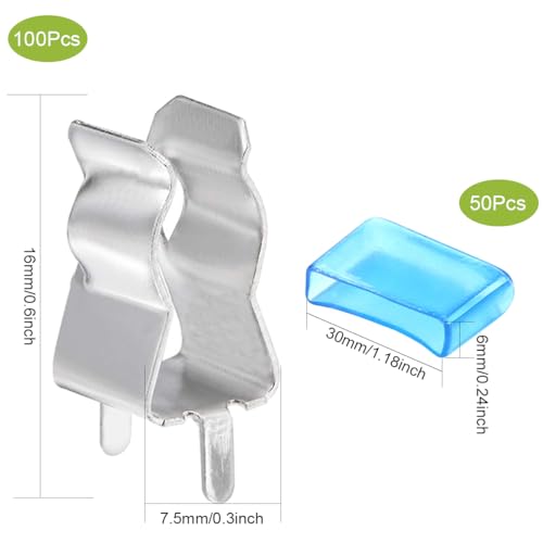 Pak van 100 Fuse Clips 6 x 30 mm Keramische slangenclips voor auto, motorfiets, vrachtwagen, reservebus, elektrische apparaatbeveiliging, autocircuit