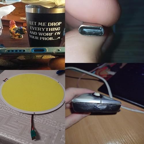 40 Pack USB 3.1 Type C Solder Connectors, USB Type C, 24 Pole, met Plug Adapter voor PCB Card, voor Solderen, PCB Kaartondersteuningsmodule 5