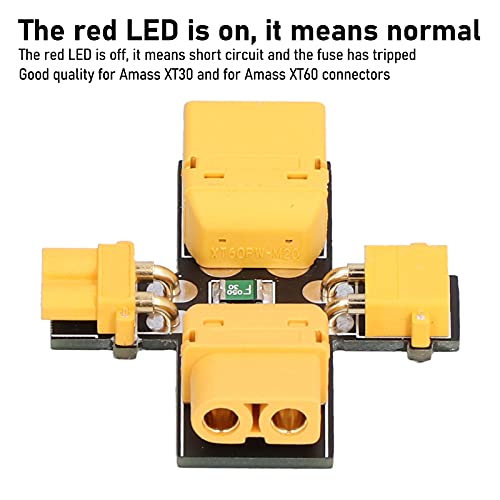 XT30 XT60 Veiligheidshoes Beschermende Fuse, Smoke Stopper Korte Circuit Fuse voor installatie Test Control Equipment Industriële elektrische distributie voor FPV Racer, Koper