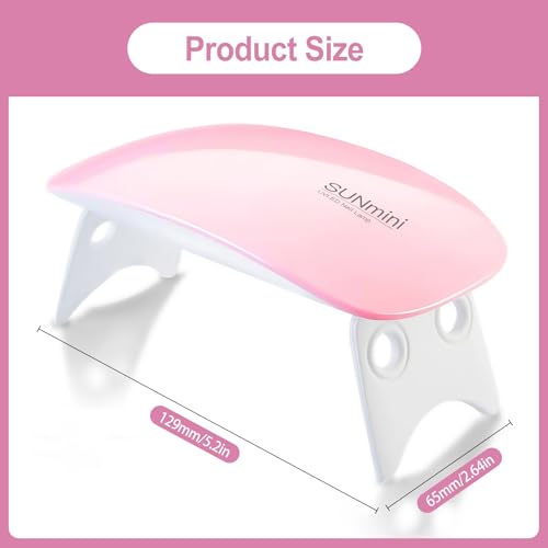 Mini UV LED Nagellamp, UV LED Gel Nails, Nagel Poolse droger, Mini Nail droger voor alle Gel Nail Poolse, UV-lamp voor UV Gel Nail Poolse