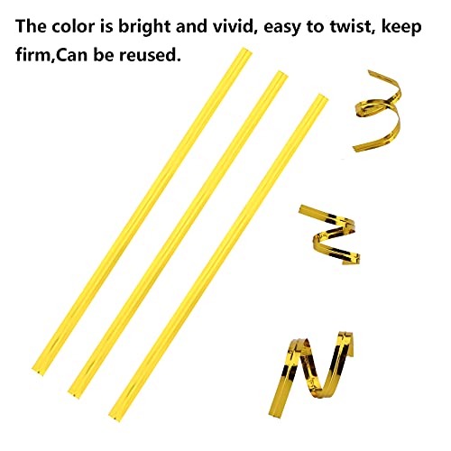 800 stuks 10cm metalen Twist Ties voor snoeptassen, koffietassen, snacks, cake pops, Party Supplies (Goud) 3