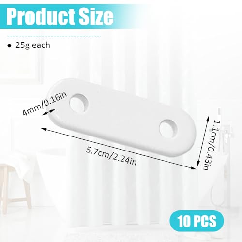 Verpakking van 10 Strips, 25g Gordijn Gewichten voor Gordijnen, Bars, Gewichten voor Gordijnen, Gordijn Wegen, Drapery Wegen, voor Huis en Kantoor, Gordijnen, Tafel Accessoires