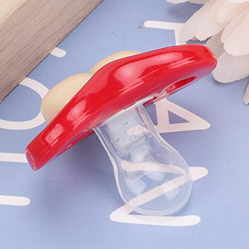 Baby Funny Dummy Pacifier, Novelty Silicone Anti-off Pacifier Nipples Cute Kussable Lips en Teeth Pacifier BPA Gratis voor pasgeboren baby peuter vanaf 3 maanden (2 Boxing Teeth) 3
