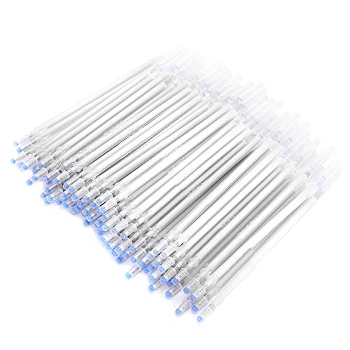 100Stuks Witte Hoge Temperatuur Verdwijnende Pen Hervulbare Warmte Wisbare Marker voor Dressmaking DIY Naaien Witte Stof Highlighting Pen Klaver Fijn Naai Markers voor hem