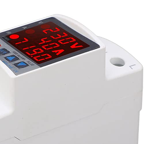 Onder Chirurg Bescherming Device, Over-Under Spanning Bescherming Veilig gebruik Onderspanning Beschermer AC220V PC Shell voor thuis (40A) 4