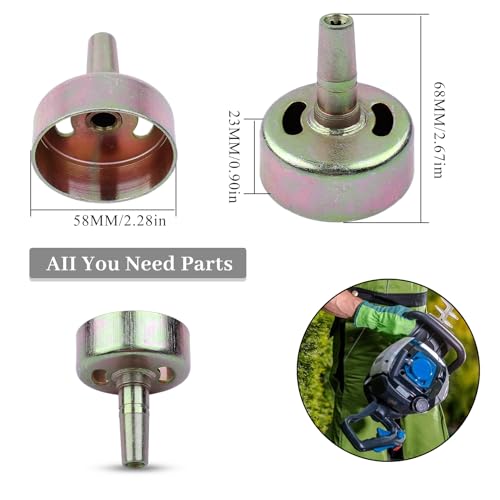 7T Teeth Clutch Drum Pinion Gear Drive Bell Fit Honda GX25 GX 25 25cc 4-Stroke Benzine Engine Generator Trimmer