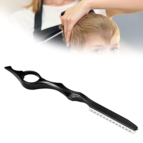 Professional Hair Styling Thinner Texturizing Cutting Feather Hair Styling Hair Thinning Comb Hair Texturizing Cutting Comb for Salon Home Use(Zwart) 5