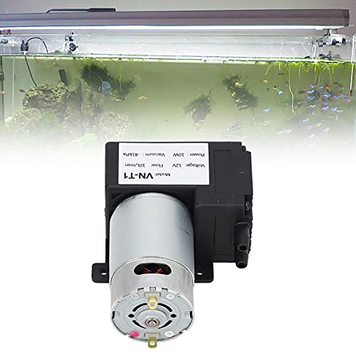 Vacuümpomp 12 V, Mini Vacuümpomp 12 V, elektrische drukpomp met standaard, Mini Vacuümpomp, 81 kpa 10 W, 10 L/Min, DC12V 4