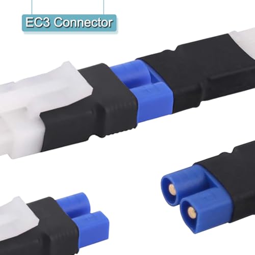 2 paar EC3 adapters vrouwelijke stekker voor Tamiya, vrouwelijke adapter EC3 stekker draad voor Tamiya kaliber 14.5cm voor Lipo lader RC ESC RC auto drones 5