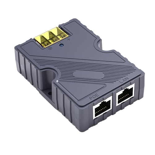 Starlink GigE PoE Injector 150W, werk voor Starlink Satellite Dish V2, Starlink Gen 3, Gigabit PoE Injector, Starlink PoE Injector met Chirurg Bescherming en ESD