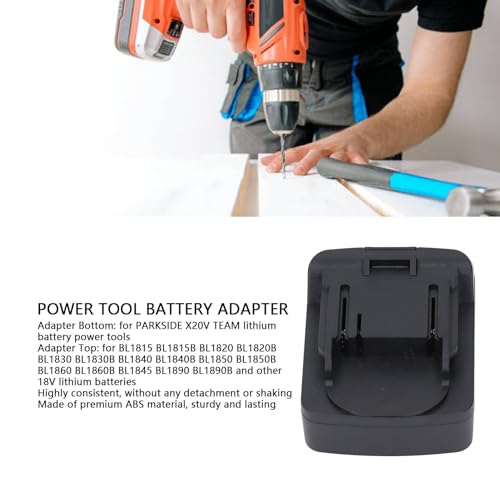 18V Batterijadapter voor PARKSIDE X20V TEAM elektrisch gereedschap met BL1815 BL1815B BL1820 BL1820B BL1830 BL1830B BL1840 BL1840B 3