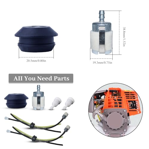 Fuel Slang Kit voor Hedge Trimmer Echo SRM Hedge Trimmer Motor Lawn Maaier #13211546730