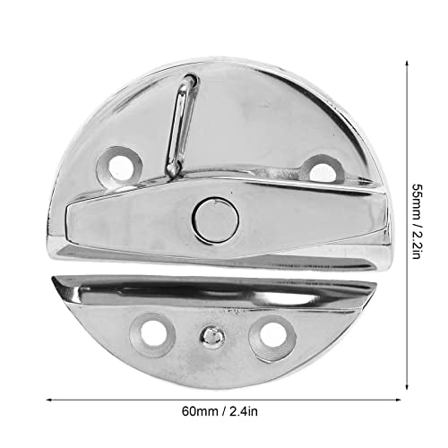 Boot Twist Latch, Rotary Knob Catch Latch Round Boat Twist Latch Mirror Finish Marine Grade Roestvrij staal Marine Twist Latch Marine Hardware Accessoires 5