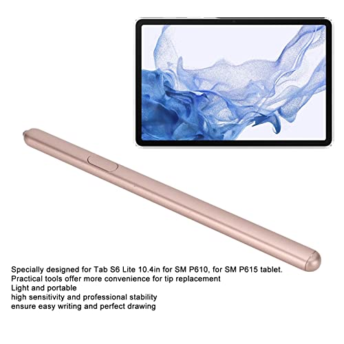 Tab S6 Pen voor Tab S6 10.5in SM T860 SM T865, Stylus Pen Touch Pen met 5 X Nib, Hoge gevoeligheid Tablet Stylus Vervanging (Rode Roos) 5