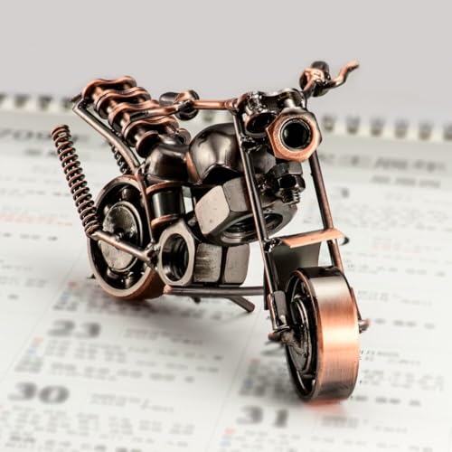 Motorfiets Model Iron Motorcycle Lovers Gift for Art Collection or Bureaublad Decoration (type2) 4