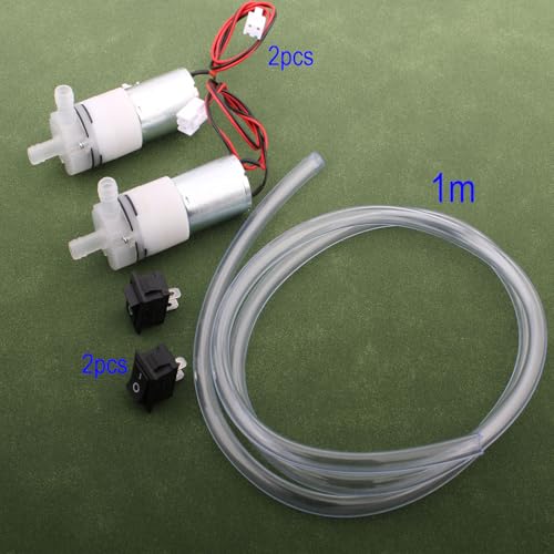 2 st Diafragm Waterpomp 12V Mini Elektrische Waterpomp 370 Zelfoplossende Pomp DC 12V voor Tea Maker voor Aquarium, Aquarium, Vis Tank Fontein 3