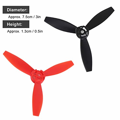RC Drone Propeller Blade, 4st RC Quadcopter Propeller Blade Upgrade Delen Compatibel met Bebop 2 Drone (Type B) 3