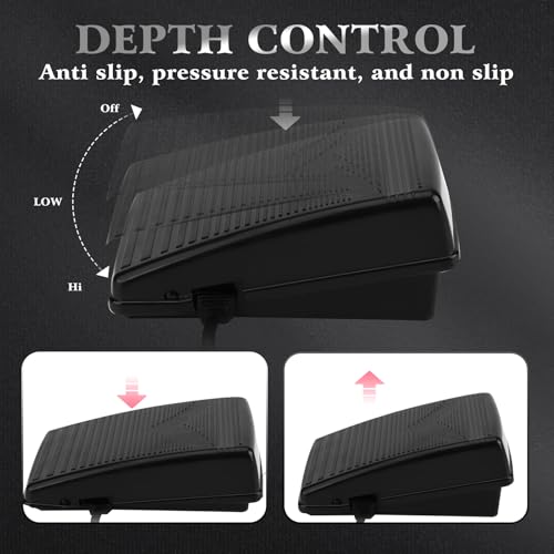 Eten Tronics Pedal 110V Pedaalcontrole voor elektronische vechtmachine met pedaalcontrole met stroomkabel voor FY2301 EU-plug