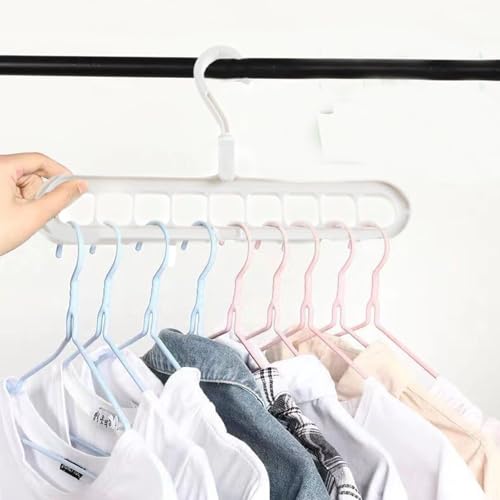 9-in-1 Kleding Hanger, 360 Degree Rotatable Magic Kleding Hanger, Multiple Hangers, Magic Hanger, Organizer, Closet, Kleding Hanger Holder, Space Saving(10 Pieces) 5