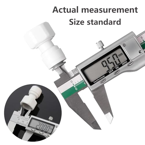 1 stuk waterfilter aansluiting, 1/2 inch vrouwelijke draad aan 3/8 inch osmose stopcontact, voor waterfilter, omgekeerde osmose 5
