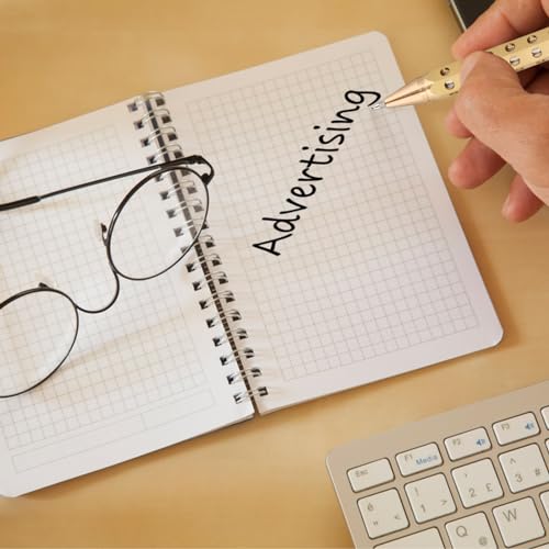 Metalen Messing Business Ballpoint Pen 1mm Handtekening Retro Ballpoint Pen Creativiteit Bolts met 5 Verwisselbare Refills, Zwarte inkt voor Gift, Office, School 3