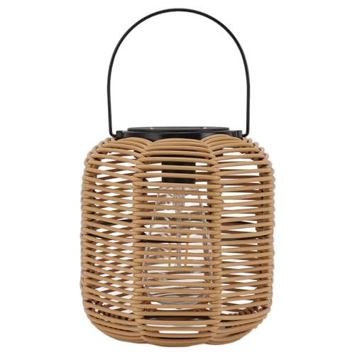Buiten Solar Lantern Hanglampen Rattan Solar Tafellamp Waterdicht Tuin Decoratieve Lantaarn Hangend voor Tafel Patio Garden Garden Porch Wolfraam