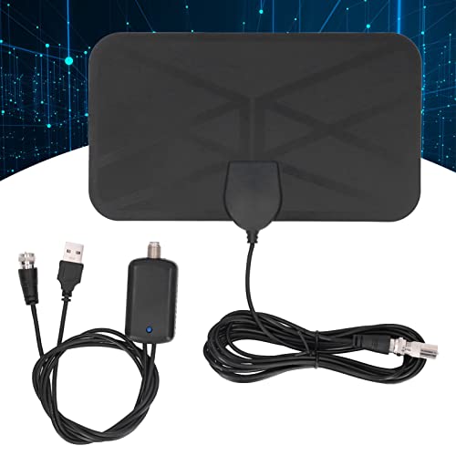 Digitale TV Antenne, Aardse Indoor HD 4K 1080P Antenna 25DBI Amplification Zelfklevende Montage KJ‐036