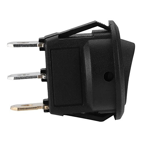 12V Round Rocker Switch LED AAN/UIT SPST Switch LED Dot Light Switch voor Auto Truck Van Dash Boat, Red Light autoschakelaar Automobielschakelaars 5