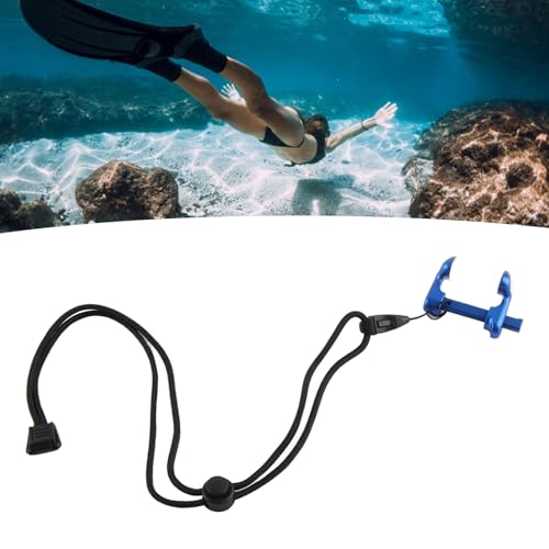 Siliconen antislip neusclip voor freediving en competitief zwemmen - Aluminiumleggering Oor Druk Egaliserende Trainingsuitrusting - Watervriendelijke Neustondeuse in Zwart, Blauw, Zilver 5