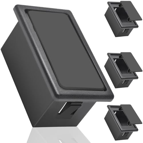 4 stuks Rocker Switch Panel Behuizing Houders, Zwart, 1 Slot, Rocker Switch Montage Panel met Rocker Switch Cover, voor voertuigen, boot, auto, SUV, ATV, UTV, Marine