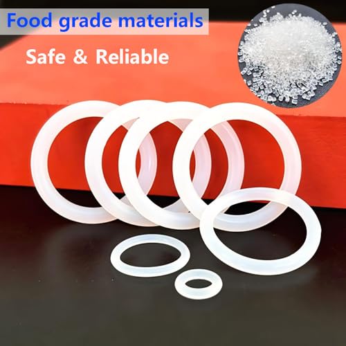 20 st Siliconen O-ringen, 8mm OD, 2mm dik, Afdichtingen, Afdichtingen, Siliconen Afdichtingen voor algemene reparaties 3