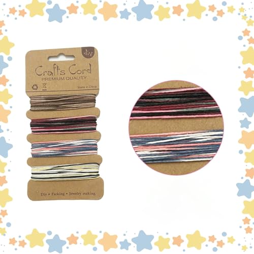 4 PCS kleur verloop koord voor armbanden, Vlas koord, armband koord, 1mm Craft Cord, voor ketting, armbanden, enkelbanden en oorbellen 5