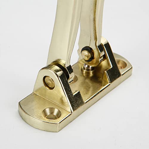 Deurhanger slot voor deur, zware zinklegering deur slot met Swing Rod deur ketting beveiliging voor deur en Home Hotel Office Deuren en Windows Beveiliging - Black 1PCS 4