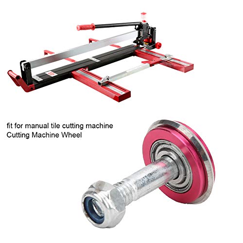 Tegel snijwiel, 22 × 6 × 6 mm Carbide Ceramic Tile Cutter vervanging snijwiel snijwiel met Allen sleutel en schroef voor handmatige snijmachine (12000M(Pink)) 3
