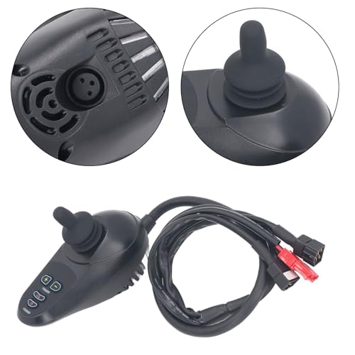 Rolstoel Joystick Brush Controller 50a Elektrische rolstoelstroomregelaar met 4 toetsen Joystick Control DC 24V voor elektrische rolstoelen Intelligente robots 3