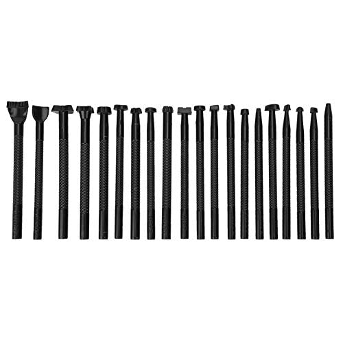 20-Piece Stamping Tool Set, Lederen Handling Zadel voor het maken van lederen hand snijden, diverse vormen, gereedschap
