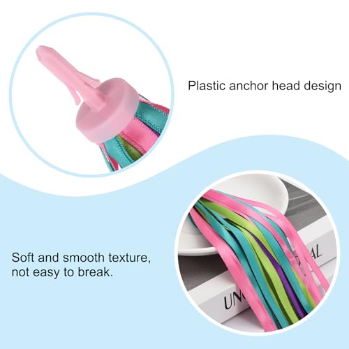 Bike Streamers, Kleurrijke Scooter Handlebar Tassels Handles Libbon Accessoires Decoraties voor meisjes fiets Driewielers, Multicolor 3