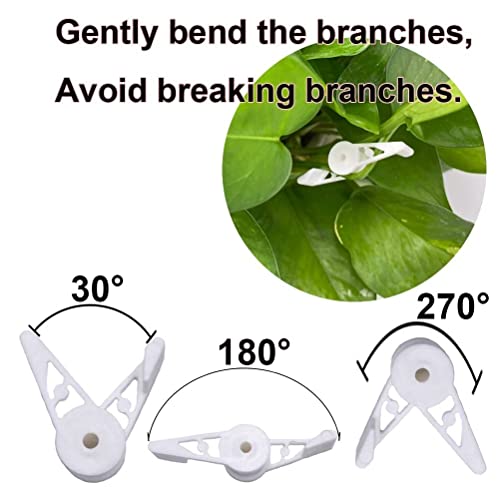 Plant Bender Clips, 30 Stuks 360 graden verstelbare Hoek Plant Groei Clips Plant Stam Trainer Clips Plant branches Bender voor lage stress Trainer Planten