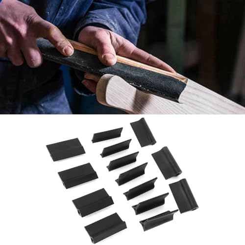 14 Piece Sanding Block Dubbelzijdige Contour Sanding Handvat Set Flexibele Contour Polishing Pad Houtbewerking Hulpmiddelen