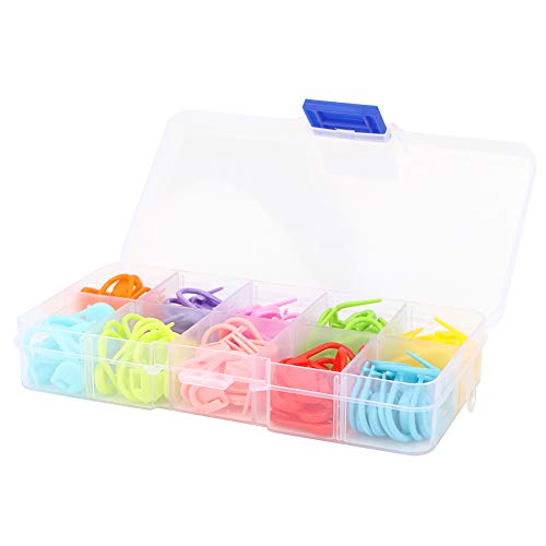 Veiligheidscontroleclips van premium kunststof voor Brei- en Haakprojecten, set van 120 stuks voor Weven en Knutselen