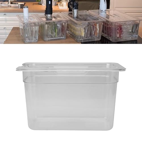 6,9L Sous Vide Container, Temperatuur Slow Cooker Sous Vide Container met Lid Sous Vide Kit Cooker Opbergbox Keuken