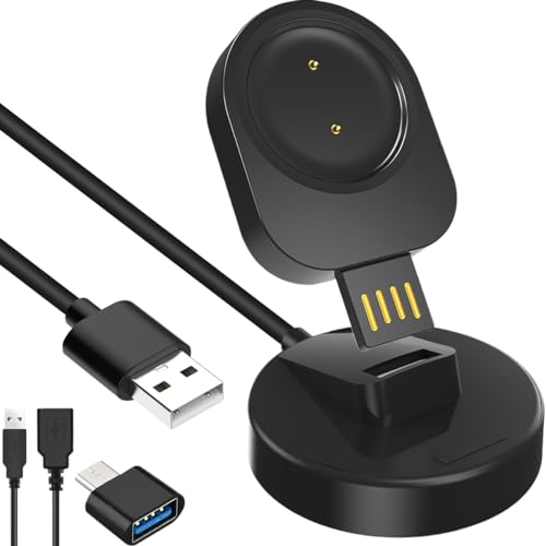 Oplaadstation Compatibel met Amazfit GTR GTS T-REX Smart Horloge, opladen Dock Charging Kabel, Stand, Charger houder met USB-kabel, Removable horloge Charging Kabel, Vervanging voor