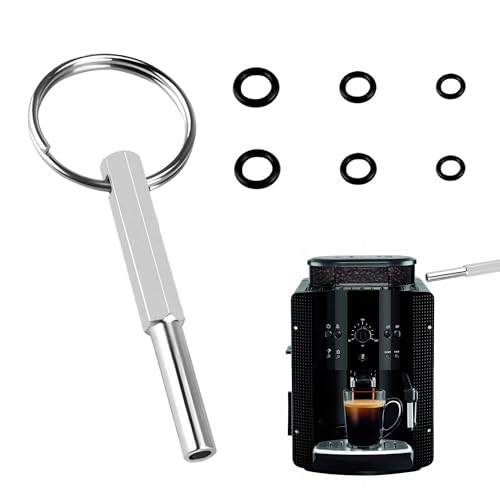 Ovale hoofdsleutel, Ovale hoofdsleutel met sleutelhanger, Koffiezetapparaat sleutel, Ovale hoofdsleutel, Compatibele Jura/Krups Siziliana/AEG Volledig automatische koffiemachines voor het demonteren van Brewing Group