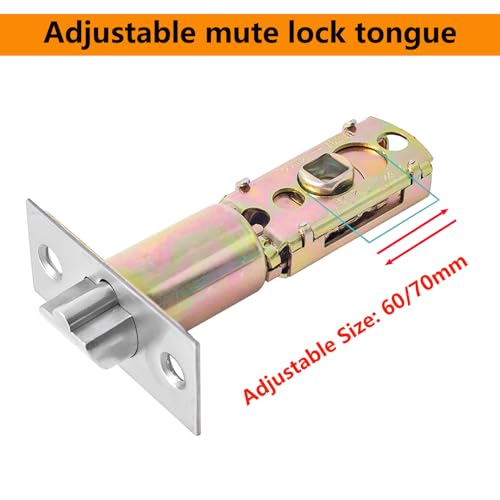 Set van 1 slaapkamer deurkruk, Moderne deurkruk met sleutel, deursloten met lever, deursloten voor binnen 5