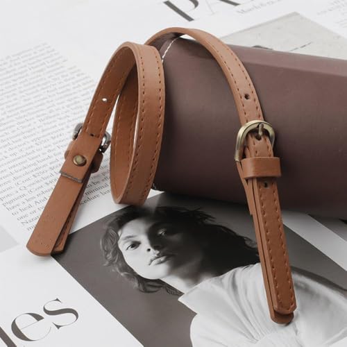 Zee 2 stuks PU lederen schoudertas riemen verstelbare handtassen riem vervanging handvat riemen riemen tas handvat met verstelbare riem (Brown) 5