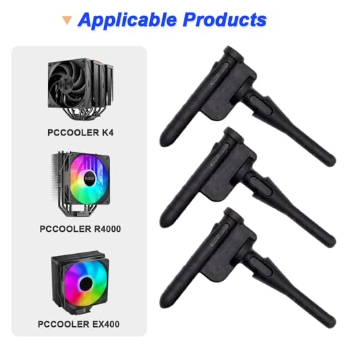 Black Rubber PC CPU Ventilator Vermindert Schroefgeluiden, Anti-Vibratie, Computer Koel Ventilator, Zachte Rubber Montage Schroeven (verpakking van 50) 5