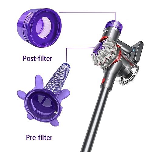 Pre-Motor Filter & Post HEPA Filter Vervanging voor Dyson V8 Absolute Stick voor Dyson V8 Dierloze Stofzuiger 3