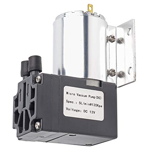 DC 12V 5L/min 120kpa Minivacuüm Pomp Negatieve drukzuiging Pomp Elektrische vacuümzuigluchtcompressor met beugel 5